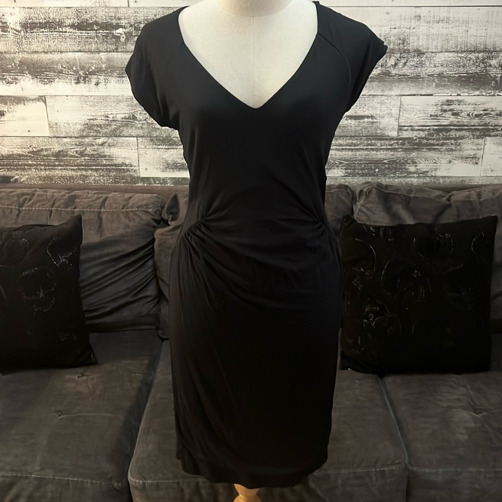 Tart Maternity Black form fitting dress.